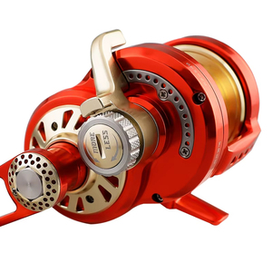 Moulinet à pêche en métal 507g 6.3:1 9+2BB Frein max 25kg Moulinet de traîne pour la pêche en rivière et en ruisseau - Product Image 2