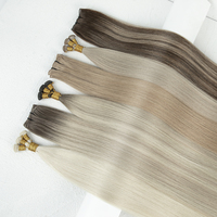 Blonde Remy Populaire Leshine Haute Qualité Russe Vierge Génie Trames Extensions De Cheveux Bruts Double Cheveux Humains