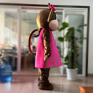 Disfraces de Mascotas de Animales para Fiestas de Cosplay de Dibujos Animados, Disfraces de Mascota Femenina de Mono Adulto Personalizados - Product Image 4