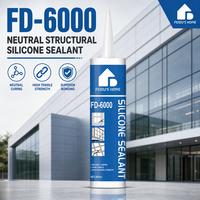 Scellant silicone structurel monocomposant FeiDu'sHome FD-6000 à durcissement neutre pour la construction, les murs-rideaux, le verre, la pierre et l'aluminium