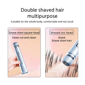 双头剃须刀女式 IPX7 防水干湿两用电动剃须刀双头比基尼修剪器二合一女式电动剃须刀 - Product Image 5
