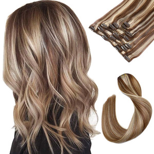 <span class=keywords><strong>Extensiones</strong></span> de Cabello Humano Grueso con <span class=keywords><strong>Clip</strong></span>, 100% Invisibles, <span class=keywords><strong>Extensiones</strong></span> de Cabello Remy con <span class=keywords><strong>Clip</strong></span> - Product Image 2