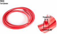 Haofa tuyau d'huile en caoutchouc de silicone tressé flexible de haute qualité AN4 AN6 AN8 AN10 AN12 tuyau de verrouillage de poussée noir/bleu/rouge
