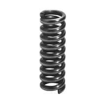 Ressort de pression haute température de fournisseur OEM chinois Ressort hélicoïdal de compression de grand diamètre de fil ferroviaire Couleur noire
