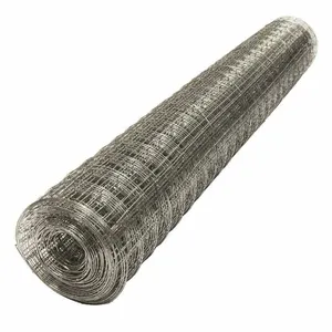 hog wire panels 6x6 ss304 bird cage brc welded wire mesh roll for fence mesh 1/2" x 1/2" x 1.6mm
