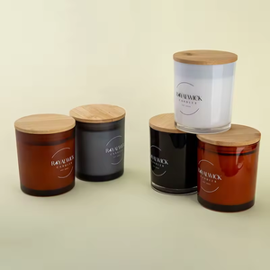 AIKUN Modern Wholesale Home Decorative Aromatic Glass Jar Scented Soy Wax Candle for Holiday Thanksgiving Hotel - Product Image 3