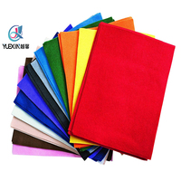 Feuilles de feutre rigide en polyester, tissu coloré pour broderie et travaux manuels