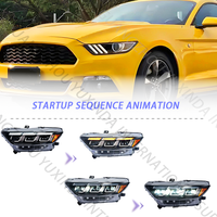 Bloc Optique Avant en Gros pour Ford Mustang 2015-2017 Phare LED Projecteur Lampe Frontale avec Feux de Jour Accessoires