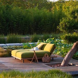 Conjunto de Muebles de Jardín Modernos para Hotel, de Teca, Impermeables, Ecológicos, de Diseño, para Patio, Balcón, Villa, con Mesa de Centro - Product Image 6
