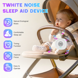 <b>Mini</b> Size Wireless Electric <b>USB</b> Rechargeable Battery Portable Soothing Sounds White Noise Sleep Aid Machine RGB Household - Product Image 2