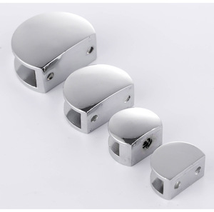 Solid Metal Wood/Glass Shelf <b>Bracket</b> Wall Mount Shelf Clamp - Product Image 2