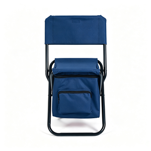 Lightweight Folding <b>Camping</b> Chair with Cooler Bag <b>Portable</b> and Durable for Fishing - Product Image 5