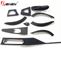 10pc véritable carbone sec humide pour BMW 3 4 série F30 F32 F34 F80 F82 F83 pièces intérieures en Fiber de carbone véritable tableau de bord couverture décorative
