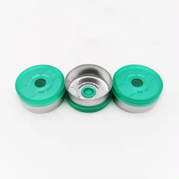 Tapas de plástico de aluminio estériles, coloridas, transparentes, fáciles de arrancar, 13mm, 20mm, para un prensado seguro de viales de vidrio farmacéutico