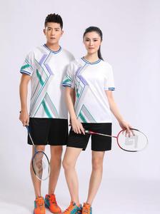 Chemises de badminton personnalisées légères à sublimation, vêtements de tennis à séchage rapide, vêtements de tennis de table pour hommes et femmes - Product Image 3