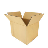 Boîte d'expédition auto-érectible en carton ondulé recyclable avec pelliculage mat personnalisé pour l'emballage de vêtements, chaussures, articles de boisson et logo – Vente en gros