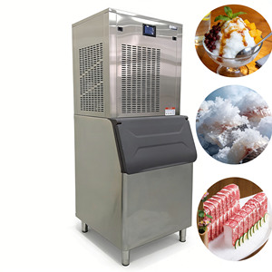 เครื่องทำน้ำแข็งเชิงพาณิชย์ 220V ระบบทำความเย็นด้วยอากาศ/น้ำ พร้อมตัวเลือกอัตโนมัติ ทำน้ำแข็งก้อน ทำความสะอาดตัวเองได้ ควบคุมด้วยระบบสัมผัส - Product Image 2