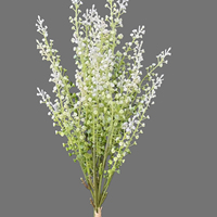 Fleurs artificielles en tissu de soie blanc pour bouquet de mariée, décoration de fête de mariage, en vente