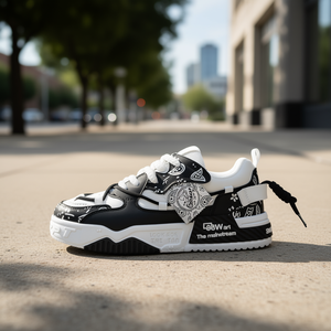 Sawart – baskets à la mode pour hommes, chaussures de marche décontractées à bout rond, à lacets, semelle en caoutchouc, légères et confortables, toutes saisons - Product Image 2