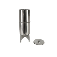 Système de filtration d'eau par gravité en acier inoxydable 304, 2,25 gallons, purificateur d'eau pour le camping en plein air et la maison