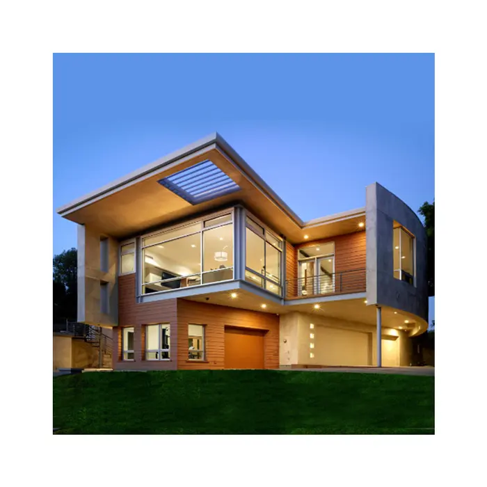 Deepblue Smarthouse EU/USA/NZ/Australia Standard Light Steel Frame High quality prefab luxury villa house