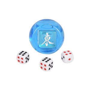 Indicador de Viento de Mahjong Personalizado de 46 mm, Acrílico Dorado con Brillantina, Moderno, Portátil, de Calidad Profesional, para Entretenimiento - Product Image 4