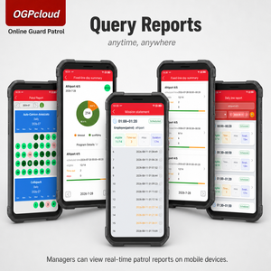Smartphone robuste <span class=keywords><strong>A13</strong></span> avec application OGPcloud préinstallée et lecture de points de contrôle NFC pour les rondes de sécurité mobiles - Product Image 1