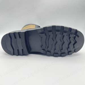 Lxg รองเท้าบูตลุยลุยหนัง PU ทนทานรองเท้าบูทยุทธวิธีส่วนบนของ HSM296 - Product Image 3