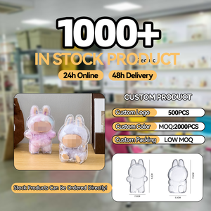 Commercio all'ingrosso trasparente trasparente custodia protettiva per bambola Figure protettore scatole misteriose sacchetti regalo scatole di immagazzinaggio - Product Image 6