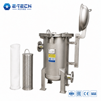 Nouveau boîtier de filtre multi-sacs en acier inoxydable 304 316L pour la réutilisation des eaux usées industrielles et la purification des eaux souterraines