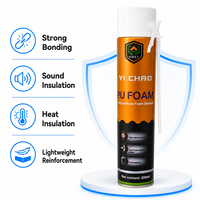 Adhésif en mousse de polyuréthane YI CHAO A23, monocomposant, 300 ml, formule écologique, forte adhérence, isolation thermique, léger pour