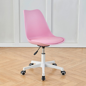 <span class=keywords><strong>Silla</strong></span> de Oficina Moderna <span class=keywords><strong>Transparente</strong></span>, <span class=keywords><strong>Silla</strong></span> de <span class=keywords><strong>Escritorio</strong></span> Giratoria con Ruedas y Altura Ajustable, con Cojín para Oficina en Casa - Product Image 2