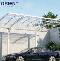 Pergola de voiture en aluminium à double structure imperméable, nouveau design 2026, abri multifonctionnel pour garage extérieur