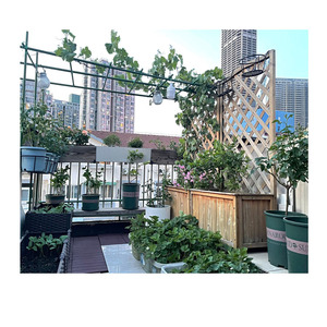 Dalles de terrasse en plastique pour l'extérieur, résistantes aux intempéries, dalles de terrasse emboîtables - Product Image 1
