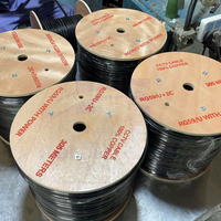Câble coaxial PVC RG6 RG59 CATV 75 ohms 50 ohms, prix usine, pour communication