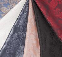Offres Spéciales 55% Polyester 45% Tissu Jacquard Viscose Logo personnalisé Bonne sensation de main pour les costumes teints unis pour garçons personnalisés