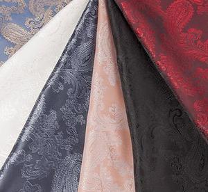 Offres Spéciales 55% Polyester 45% Tissu Jacquard Viscose Logo personnalisé Bonne sensation de main pour les costumes teints unis pour garçons personnalisés - Product Image 6
