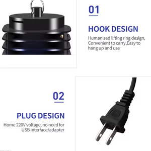 Repelente de Mosquitos Eléctrico para Exteriores, Lámpara Antimoscas con Luz Led, <span class=keywords><strong>Zapper</strong></span> de Insectos, Último - Product Image 2
