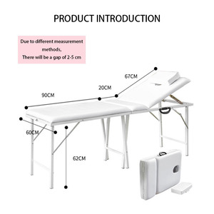 Mesa <span class=keywords><strong>de</strong></span> masaje portátil plegable para tatuaje, para <span class=keywords><strong>salón</strong></span> <span class=keywords><strong>de</strong></span> belleza, a la venta - Product Image 2