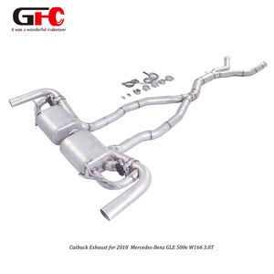 GFC s'applique à la Mercedes-Benz GLE400, GLE500, <span class=keywords><strong>GLE500E</strong></span> 3.0T W166 avec système d'échappement à soupape Catback de 2015 à 2019 - Product Image 5