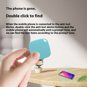 Smart Diamond-Shaped Bluetooth Keychain Anti-Theft Alarm Two-Way <b>GPS</b> IPX5 Waterproof 4G Network Anti-Lost Positioning Plastic - Product Image 2