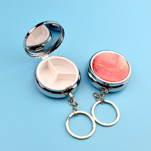 Lanson Portable Poche Mini <span class=keywords><strong>Miroir</strong></span> À L'intérieur En Métal Petit Cas Sublimation Pilulier Porte-clés Avec <span class=keywords><strong>Miroir</strong></span> À L'intérieur - Product Image 5