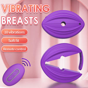 10 fermagli vibranti in Silicone Clit Clip per capezzoli vibranti massaggio al seno erotico Bondage coppia adulta Sex Toys - Product Image 5