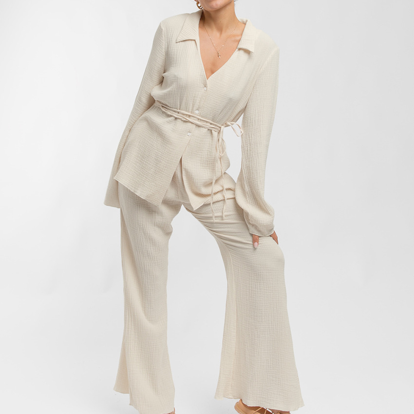 Winter Products 2024 Womens Cotton Lounge Wear Wholesale Loungewear
