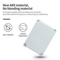 Boîtier de jonction électrique extérieur en ABS, indice de protection IP67, 170x140x100mm, montage mural, boîtiers d'instruments électroniques personnalisés, DIN