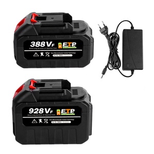 Batteria al Litio Ricaricabile 20V con Spina EU, 388VF 15000mAh, 928VF 22500mAh, Indicatore di Capacità, per Motosega e Trapano Elettrico - Product Image 1