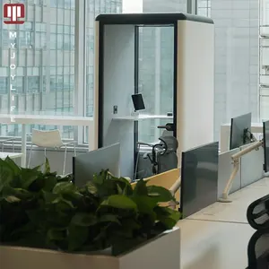 Phone Meeting Pod Office Cabin Indoor para 4 pessoas Quintal acústico Office Pod pré-fabricado