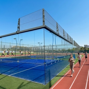 Terrain de padel <span class=keywords><strong>panoramique</strong></span> professionnel avec conception de joints visibles et vue à <span class=keywords><strong>360</strong></span> degrés – Constructeur de terrains de padel - Product Image 1