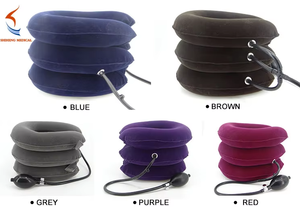 ปลอกคอพยุงคอแบบเป่าลมปรับได้สำหรับบรรเทาอาการปวดคอทันที (น้ำหนักเบา) - Product Image 6