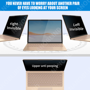 Microsoft 3/4/5 13.5 inch bề mặt máy tính xách tay chống nhìn trộm phim có thể tháo rời từ tính 360 độ Bộ lọc riêng tư bảo vệ màn hình - Product Image 2